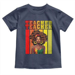 Black Teacher Baby Shirt Women African Americans School Educate