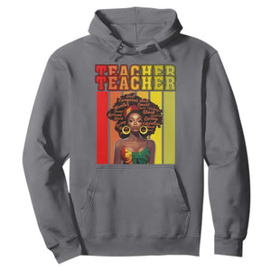 Black Teacher Hoodie Women African Americans School Educate