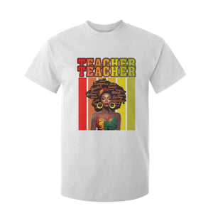 Black Teacher T Shirt For Kid Women African Americans School Educate