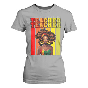 Black Teacher T Shirt For Women Women African Americans School Educate