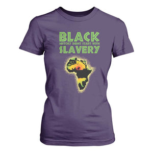 Black Freedom T Shirt For Women Black History Didn't Start With Slavery African American