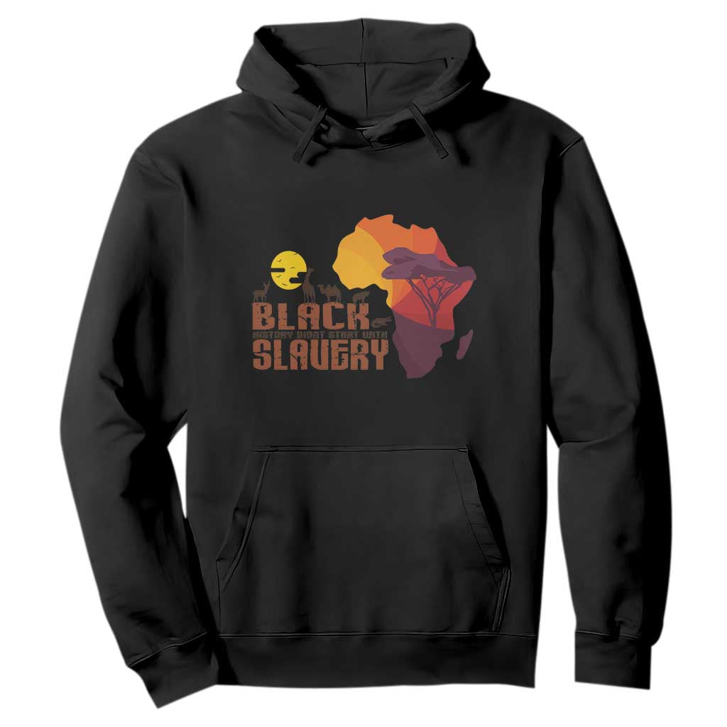 Black Pride Hoodie Black History Didn't Start With Slavery African American