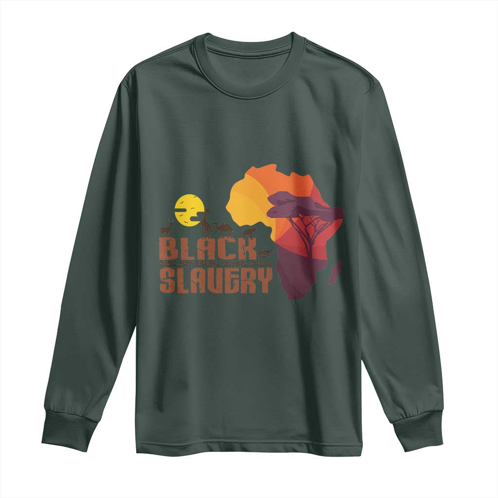 Black Pride Long Sleeve Shirt Black History Didn't Start With Slavery African American
