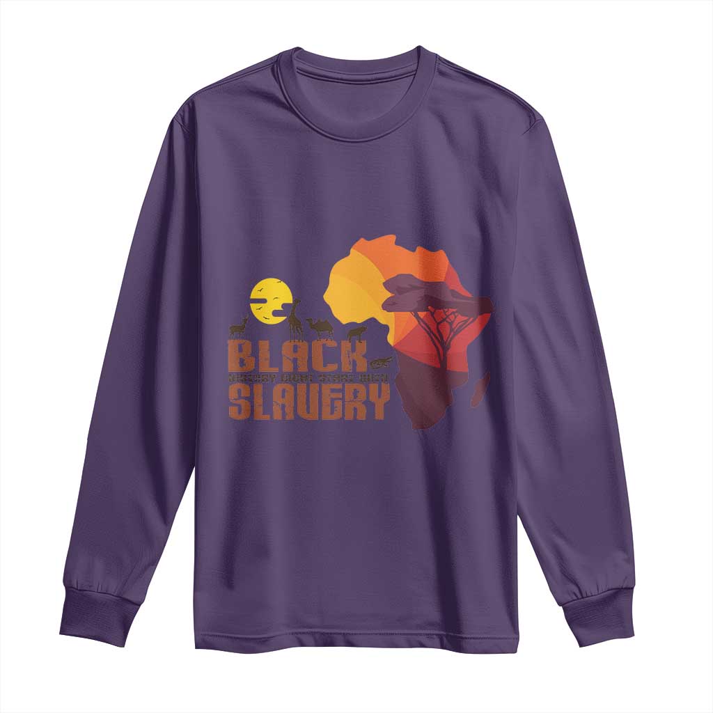 Black Pride Long Sleeve Shirt Black History Didn't Start With Slavery African American