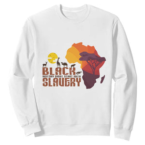 Black Pride Sweatshirt Black History Didn't Start With Slavery African American