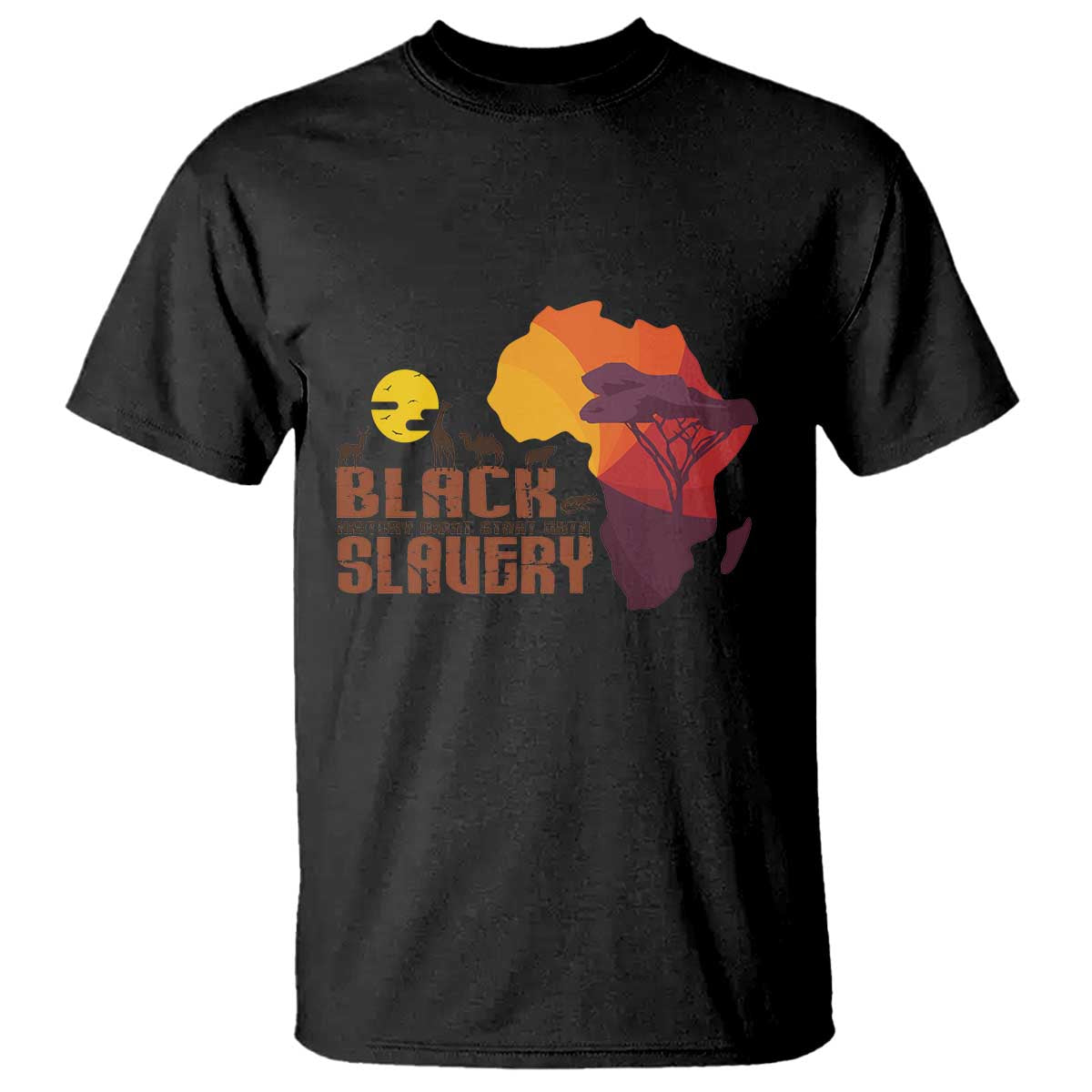 Black Pride T Shirt Black History Didn't Start With Slavery African American