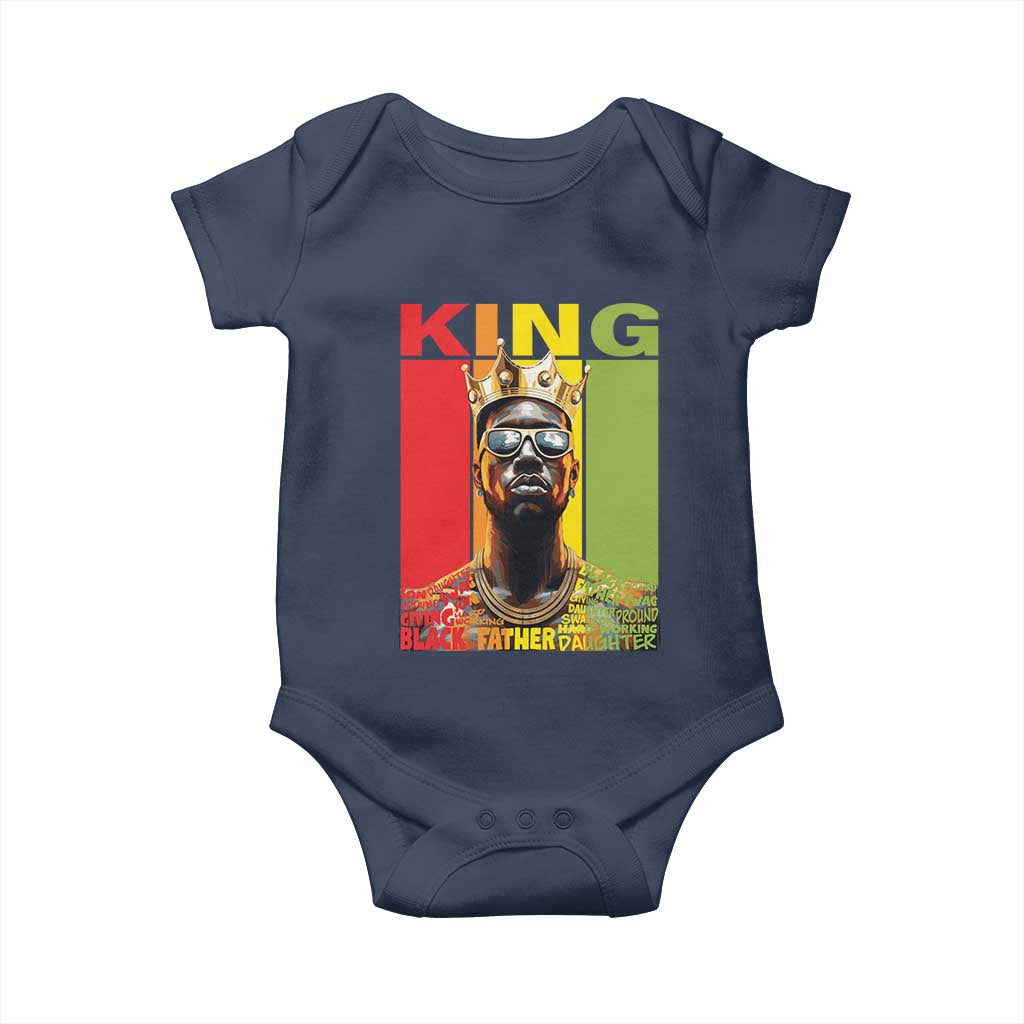 American Dad Baby Onesie Black History King Father Melanin African American