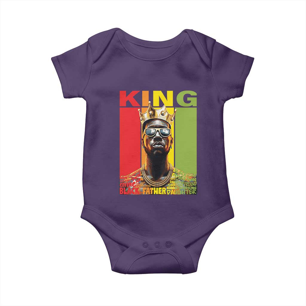 American Dad Baby Onesie Black History King Father Melanin African American