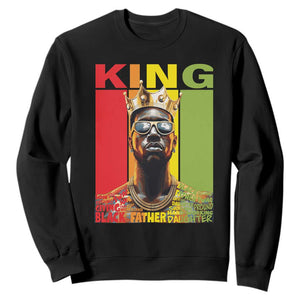 American Dad Sweatshirt Black History King Father Melanin African American