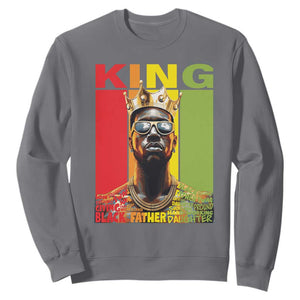 American Dad Sweatshirt Black History King Father Melanin African American