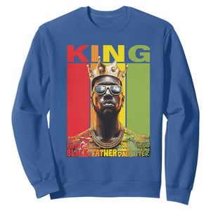 American Dad Sweatshirt Black History King Father Melanin African American