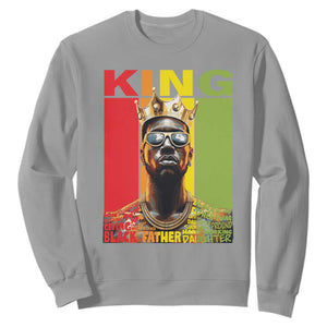 American Dad Sweatshirt Black History King Father Melanin African American