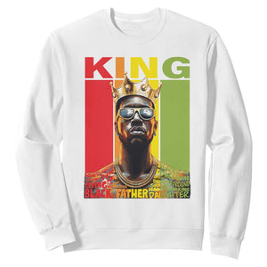 American Dad Sweatshirt Black History King Father Melanin African American