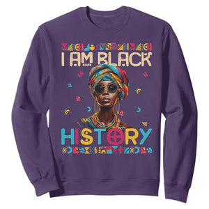 I Am Black History Sweatshirt African American Women Pretty