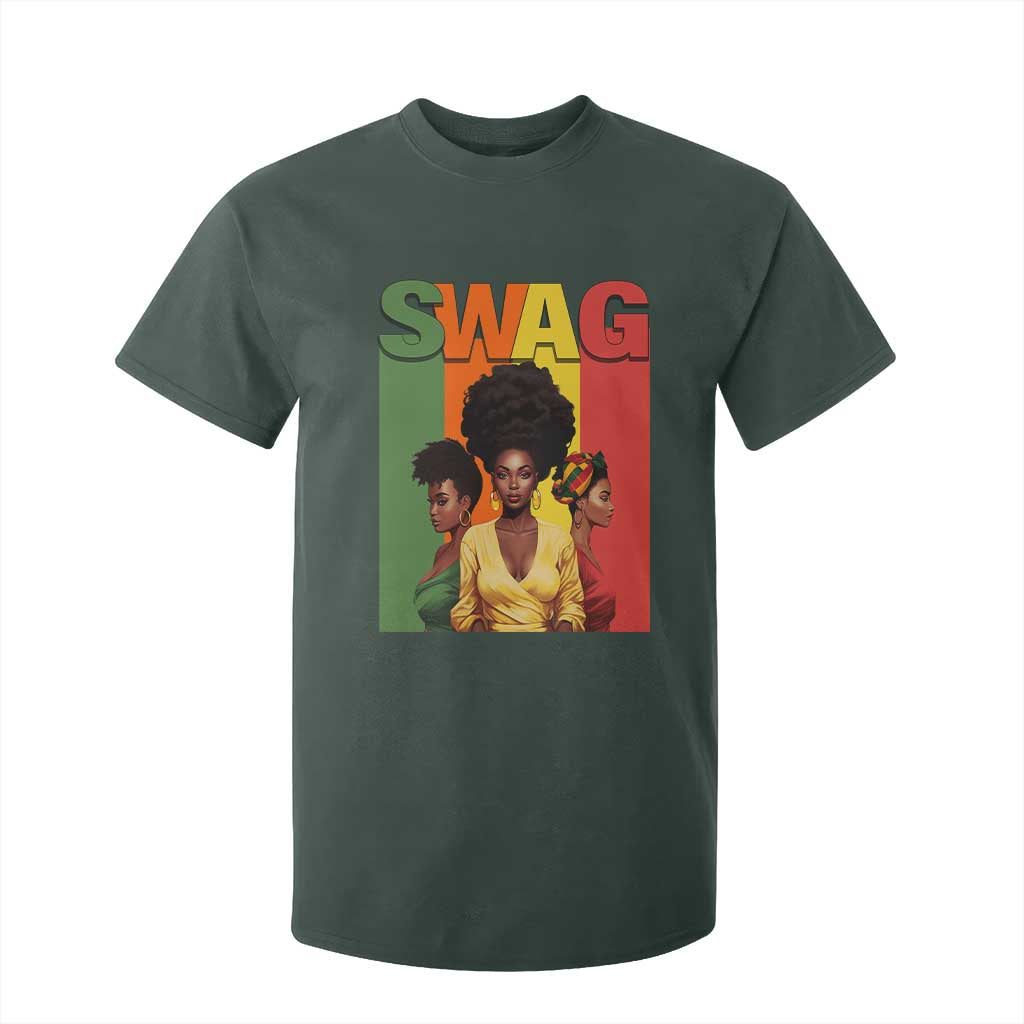Black History Month T Shirt For Kid Swag Melanin Queen