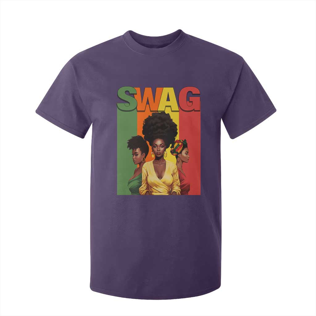Black History Month T Shirt For Kid Swag Melanin Queen