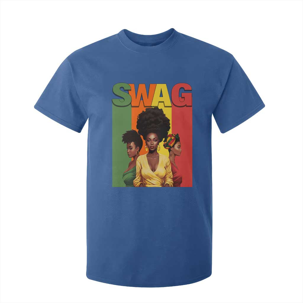 Black History Month T Shirt For Kid Swag Melanin Queen