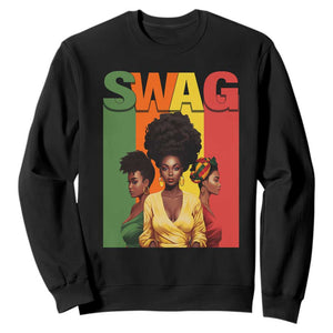 Black History Month Sweatshirt Swag Melanin Queen