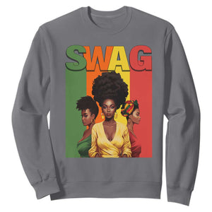 Black History Month Sweatshirt Swag Melanin Queen