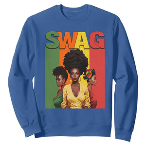 Black History Month Sweatshirt Swag Melanin Queen