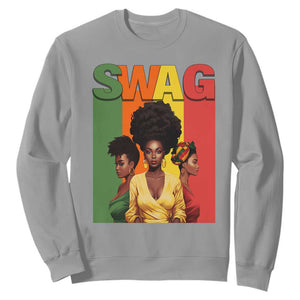 Black History Month Sweatshirt Swag Melanin Queen