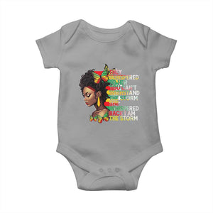 African Women Black History Month Baby Onesie She Whispered Back I Am The Storm