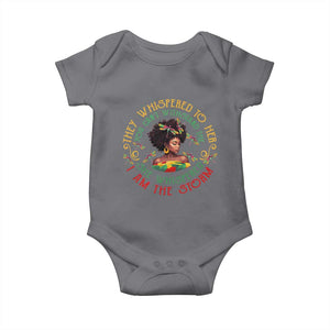 African Women Black History Month Baby Onesie Dragon Fly She Whispered Back I Am The Storm