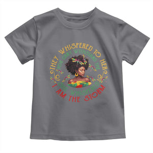 African Women Black History Month Baby Shirt Dragon Fly She Whispered Back I Am The Storm