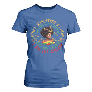 African Women Black History Month T Shirt For Women Dragon Fly She Whispered Back I Am The Storm