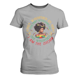 African Women Black History Month T Shirt For Women Dragon Fly She Whispered Back I Am The Storm