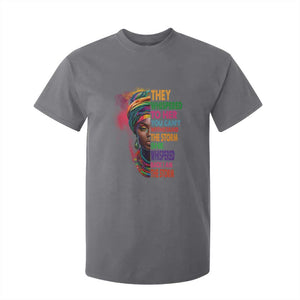 African Women Black History Month T Shirt For Kid She Whispered Back I Am The Storm Black Women Pride