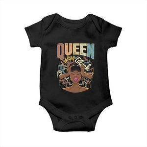 African Americans Teacher Baby Onesie Educated Strong Black Queen