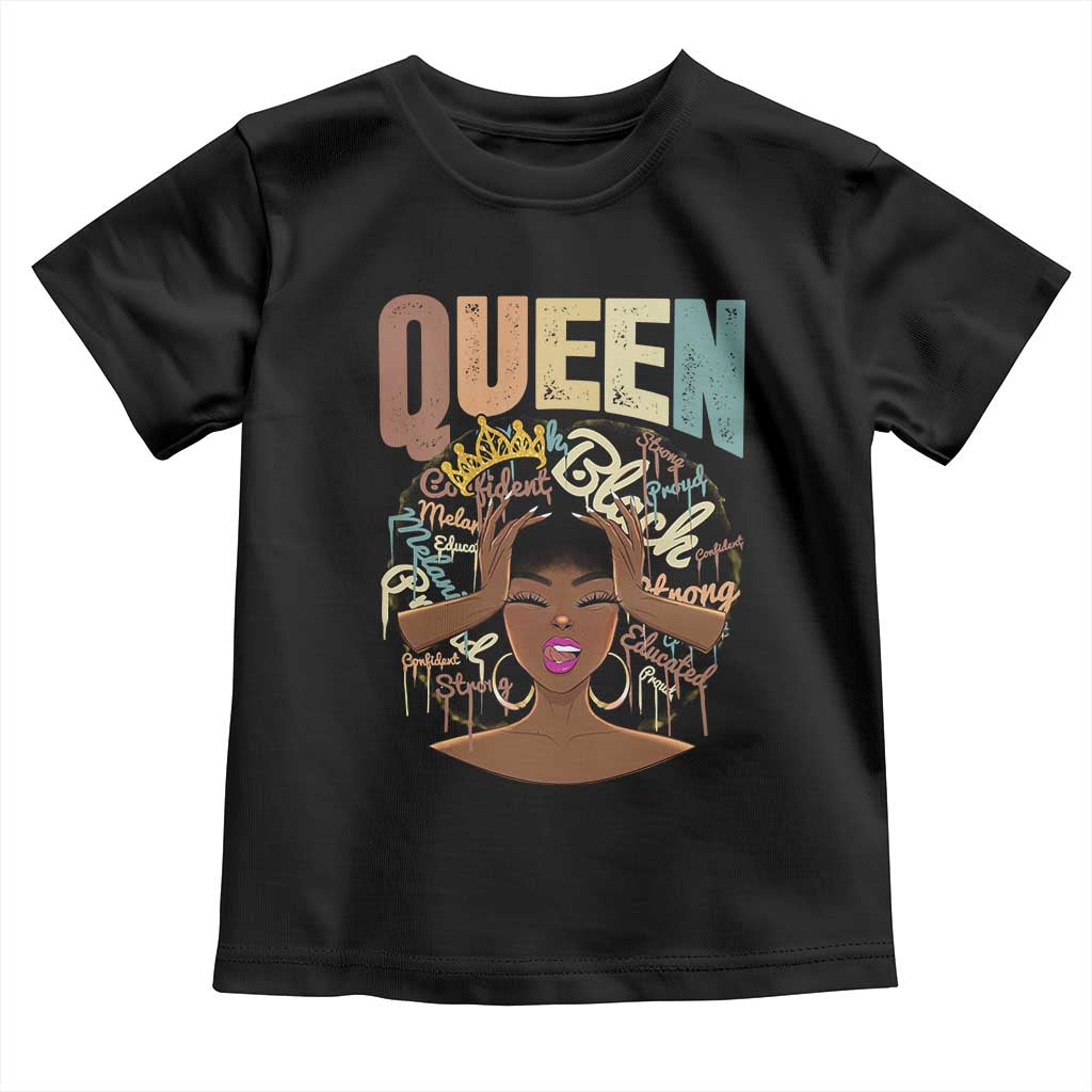 African Americans Teacher Baby Shirt Educated Strong Black Queen