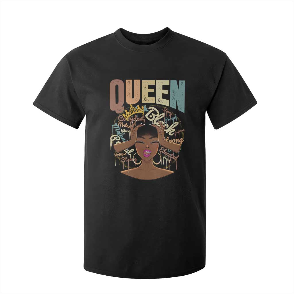 African Americans Teacher T Shirt For Kid Educated Strong Black Queen