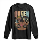 African Americans Teacher Long Sleeve Shirt Educated Strong Black Queen