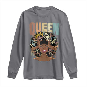 African Americans Teacher Long Sleeve Shirt Educated Strong Black Queen