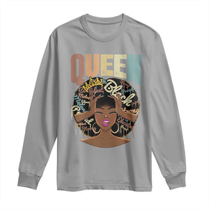 African Americans Teacher Long Sleeve Shirt Educated Strong Black Queen