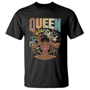 African Americans Teacher T Shirt Educated Strong Black Queen