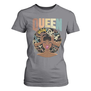 African Americans Teacher T Shirt For Women Educated Strong Black Queen