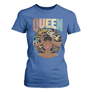 African Americans Teacher T Shirt For Women Educated Strong Black Queen