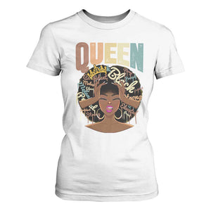 African Americans Teacher T Shirt For Women Educated Strong Black Queen