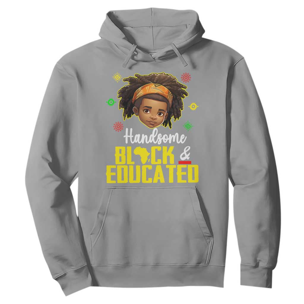 Black Pride Hoodie Handsome Black And Educated I Am The Strong African King Boy