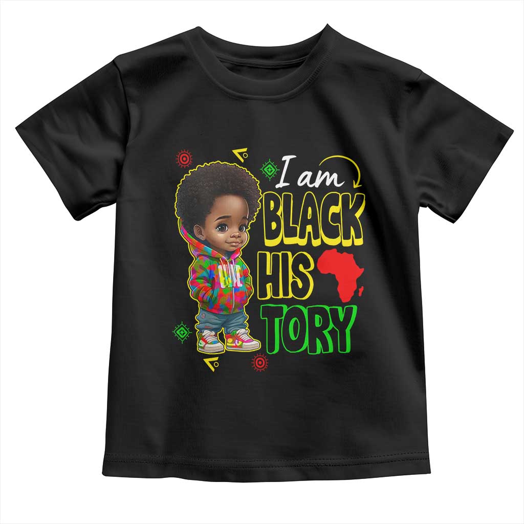Black Boys Pride Baby Shirt Handsome Kids Boys I Am Black History Month