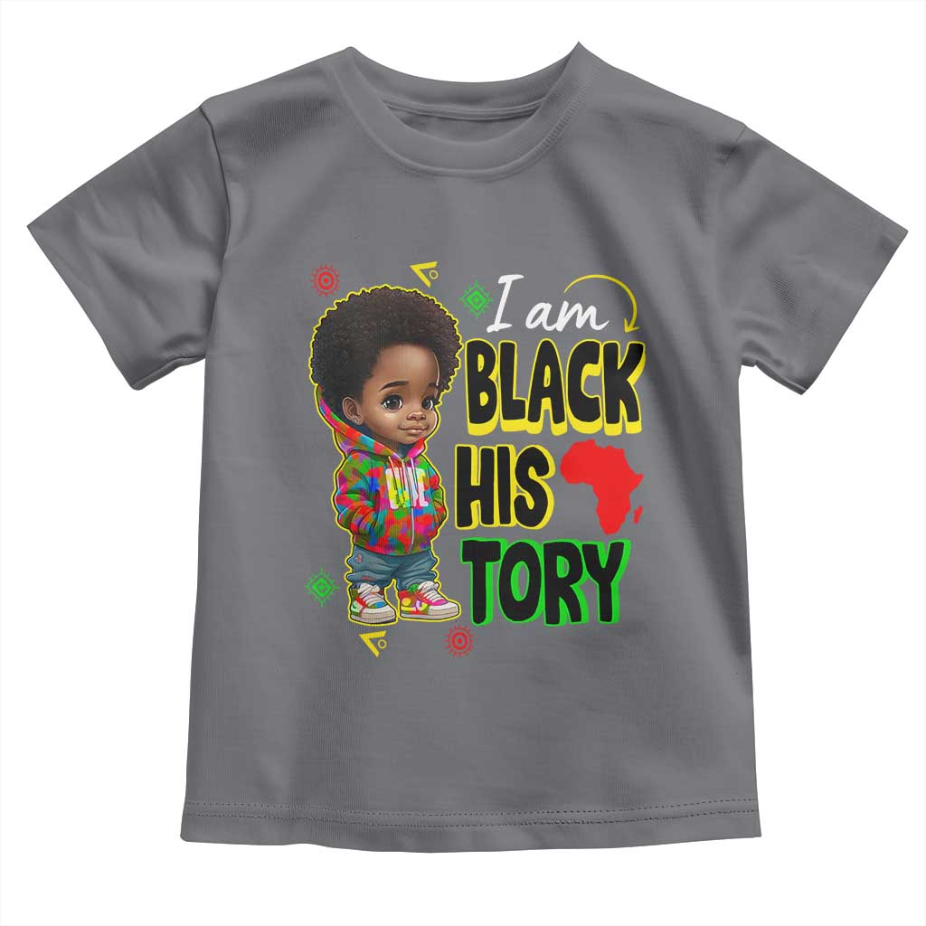 Black Boys Pride Baby Shirt Handsome Kids Boys I Am Black History Month