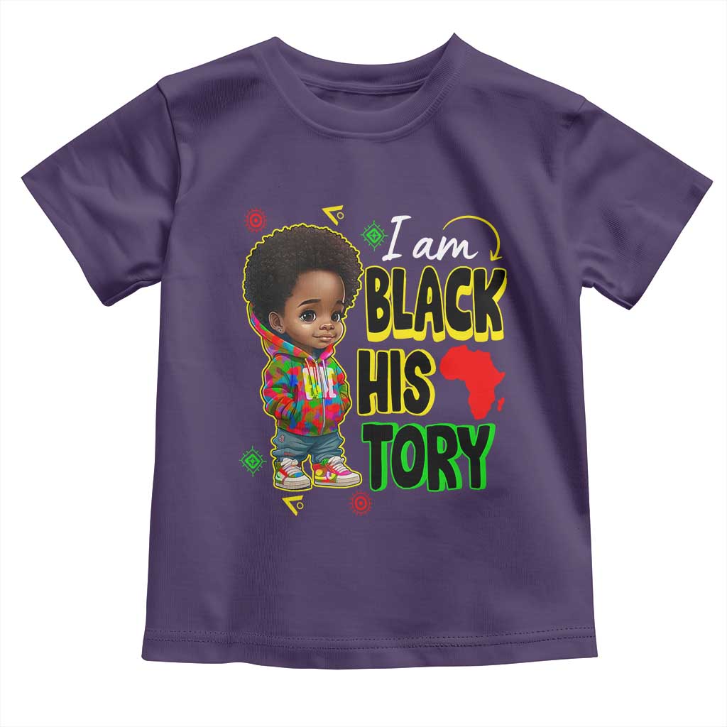 Black Boys Pride Baby Shirt Handsome Kids Boys I Am Black History Month