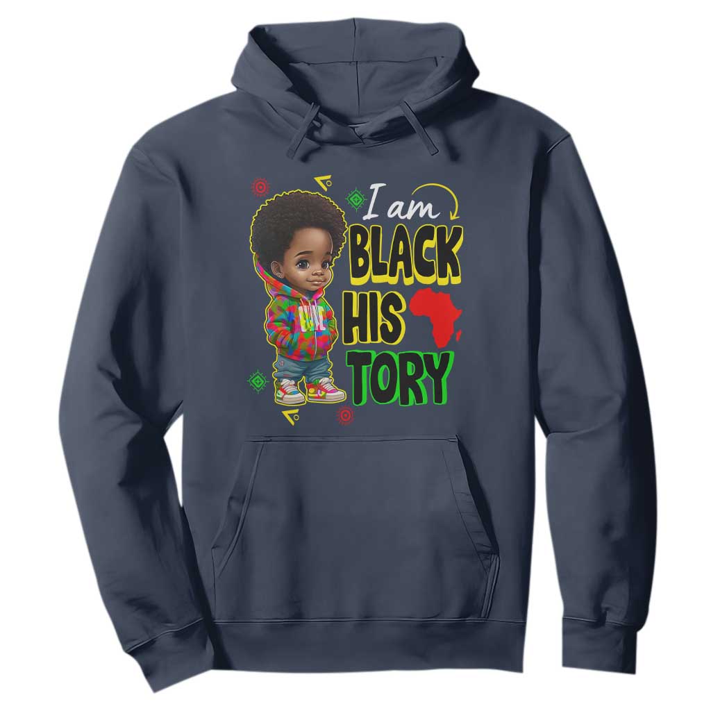 Black Boys Pride Hoodie Handsome Kids Boys I Am Black History Month