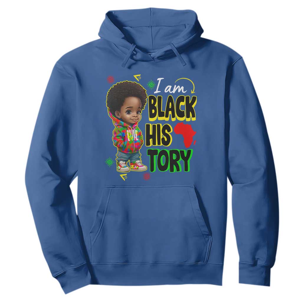 Black Boys Pride Hoodie Handsome Kids Boys I Am Black History Month