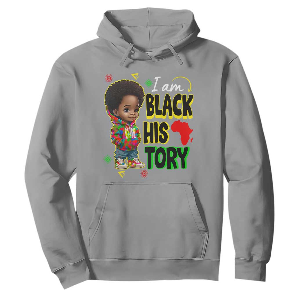 Black Boys Pride Hoodie Handsome Kids Boys I Am Black History Month
