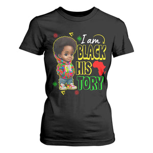 Black Boys Pride T Shirt For Women Handsome Kids Boys I Am Black History Month