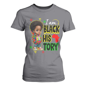 Black Boys Pride T Shirt For Women Handsome Kids Boys I Am Black History Month